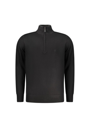 Coveri Moving Black Viscose Men's Sweater - M