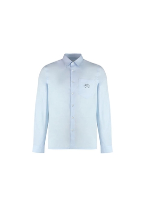 Prada Blue Cotton Dress Shirt - 39