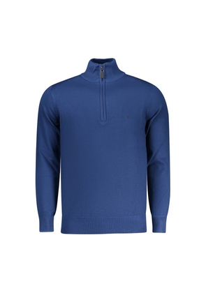 Coveri Moving Blue Viscose Men Sweater - M