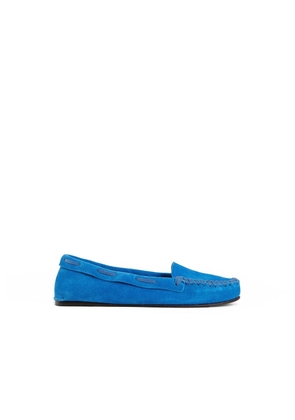 The Row Blue Calfskin Moccassin - EU36/US6