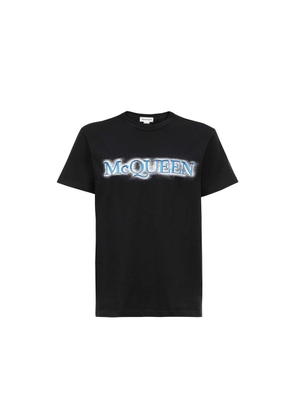 Alexander McQueen Black Cotton T-Shirt - M
