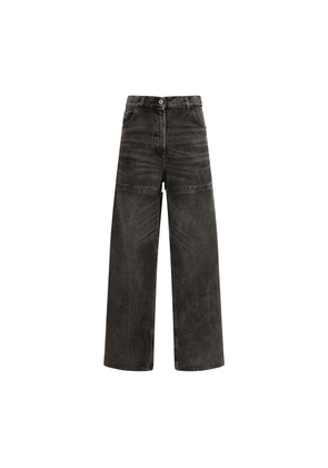 The Attico Black Cotton Jeans Denim - W25