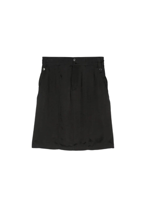 Saint Laurent Black Copper Midi Skirt - 42