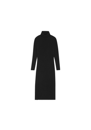 Saint Laurent Black Cashmere Casual Dress - XL