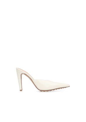 Bottega Veneta White Leather Mules - EU39.5/US9.5