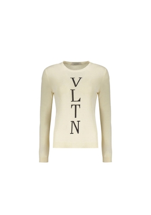 Valentino Beige Cotton Sweatshirt - 42