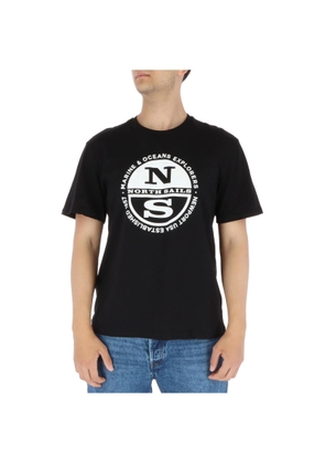 North Sails Black Cotton T-Shirt - L