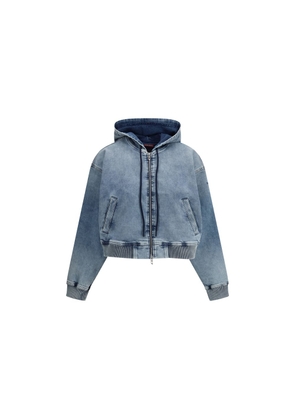 Diesel Blue Cotton Denim Jacket - L