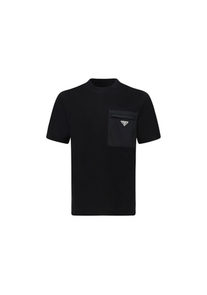 Prada Black Cotton T-Shirt - XL