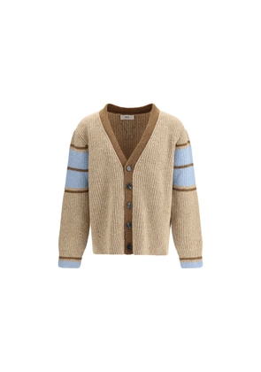 Ami Paris Beige Wool Cardigan - M