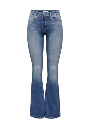 Only Blue Cotton Flared Jeans - XS