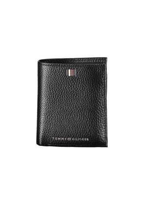 Tommy Hilfiger Black Leather Men Wallet