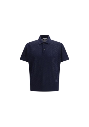 Burberry Blue Wool Polo Shirt - M
