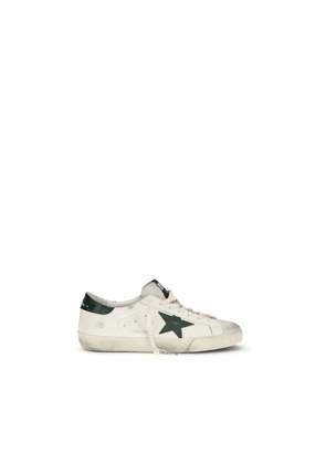 Golden Goose White Calf Leather Bos Taurus Low Top Sneakers - EU40/US7