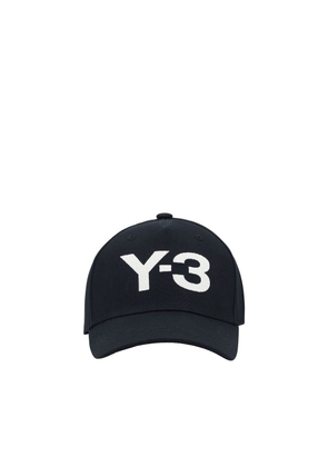 Y-3 Black Cotton Cap (Baseball Hat) - UNI