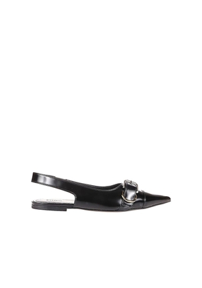 Givenchy Black Calfskin Ballet Flats - EU38/US8