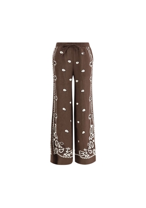 P.A.R.O.S.H. Brown Cotton Casual Pants - L