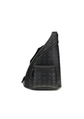 MCM Black Fabric Shoulder Bag