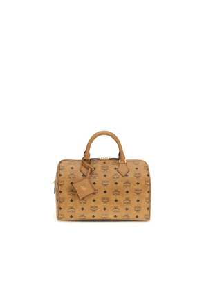 MCM Brown Fabric Shoulder Bag