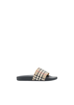 Burberry Brown Rubber Flat Sandals - EU43/US10