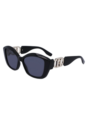 Karl Lagerfeld Black Injected Sunglasses