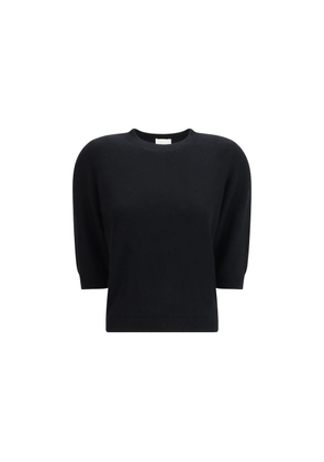 Allude Black Cashmere Sweatshirt - XS