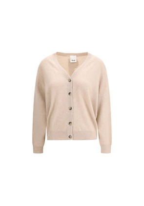 Allude Cream Cashmere Cardigan - L