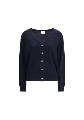 Allude Blue Cashmere Cardigan - L