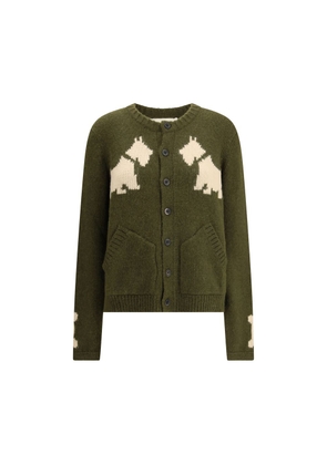 Baziszt Bicolor Alpaca Vicugna Pacos Cardigan - M