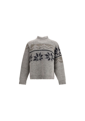 Magliano Gray Alpaca Vicugna Pacos Sweatshirt - S