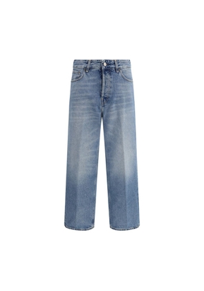 Haikure Blue Cotton Boyfriend Jeans - W25