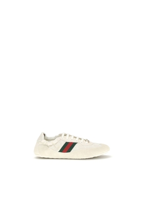 Gucci Cream Calf Leather Bos Taurus Low Top Sneakers - EU37/US7
