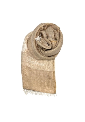 Borbonese Beige Viscose Women Scarf