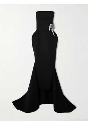 Maticevski - Residence Strapless Embellished Crepe Gown - Black - UK 6,UK 8,UK 10,UK 12