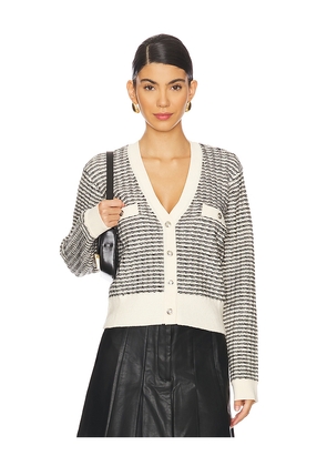 ASTR the Label Ellory Cardigan in Black,Cream. Size XL. Also in L.