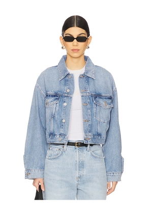 AGOLDE Palmer Jacket in Blue. Size S. Also in XS, M, L.