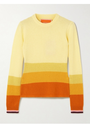La DoubleJ - Tones Striped Cashmere Sweater - Yellow - xx small,x small,small,medium,large,x large
