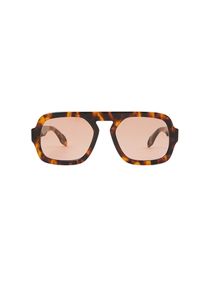Elisa Johnson Jane Sunglasses in Brown.