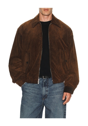 AGOLDE Cord Torres Jacket in Brown. Size S. Also in M, L, XL.