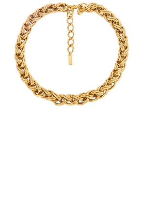Jennifer Behr Bexley Necklace in Metallic Gold.