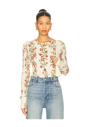 Free People x We The Free Pretty Little Thermal In Sand Combo Folk in Cream. Size S. Also in XS, M.