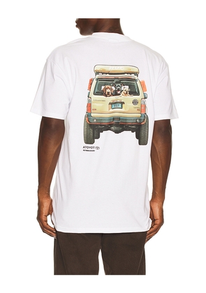HUF x Toyota Trailhunter 4 Runner Tee in White. Size S. Also in L.