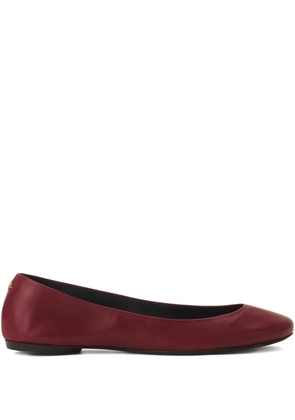 Lanvin leather ballet flats - Red