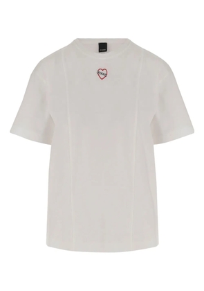 PINKO logo-detail short-sleeved T-shirt - White