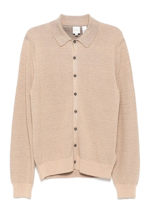 Paul Smith waffle-knit cardigan - Neutrals