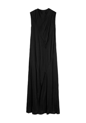 Jil Sander satin maxi dress - Black