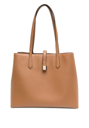 Karl Lagerfeld medium autograph tote bag - Brown