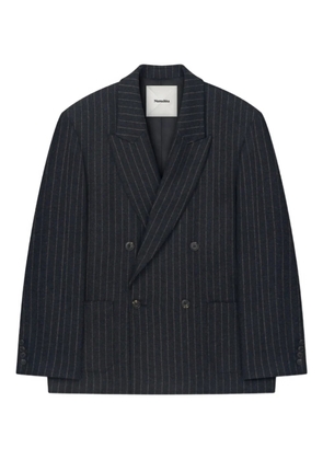 Nanushka Anselm pinstripe double-breasted blazer - Grey
