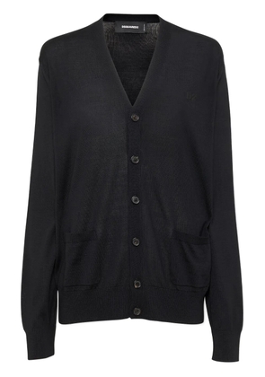 DSQUARED2 virgin wool cardigan - Black