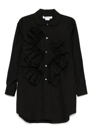 Comme Des Garçons Comme Des Garçons ruffle shirt - Black